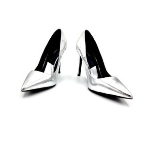 ZARA Silver Stiletto Pumps
